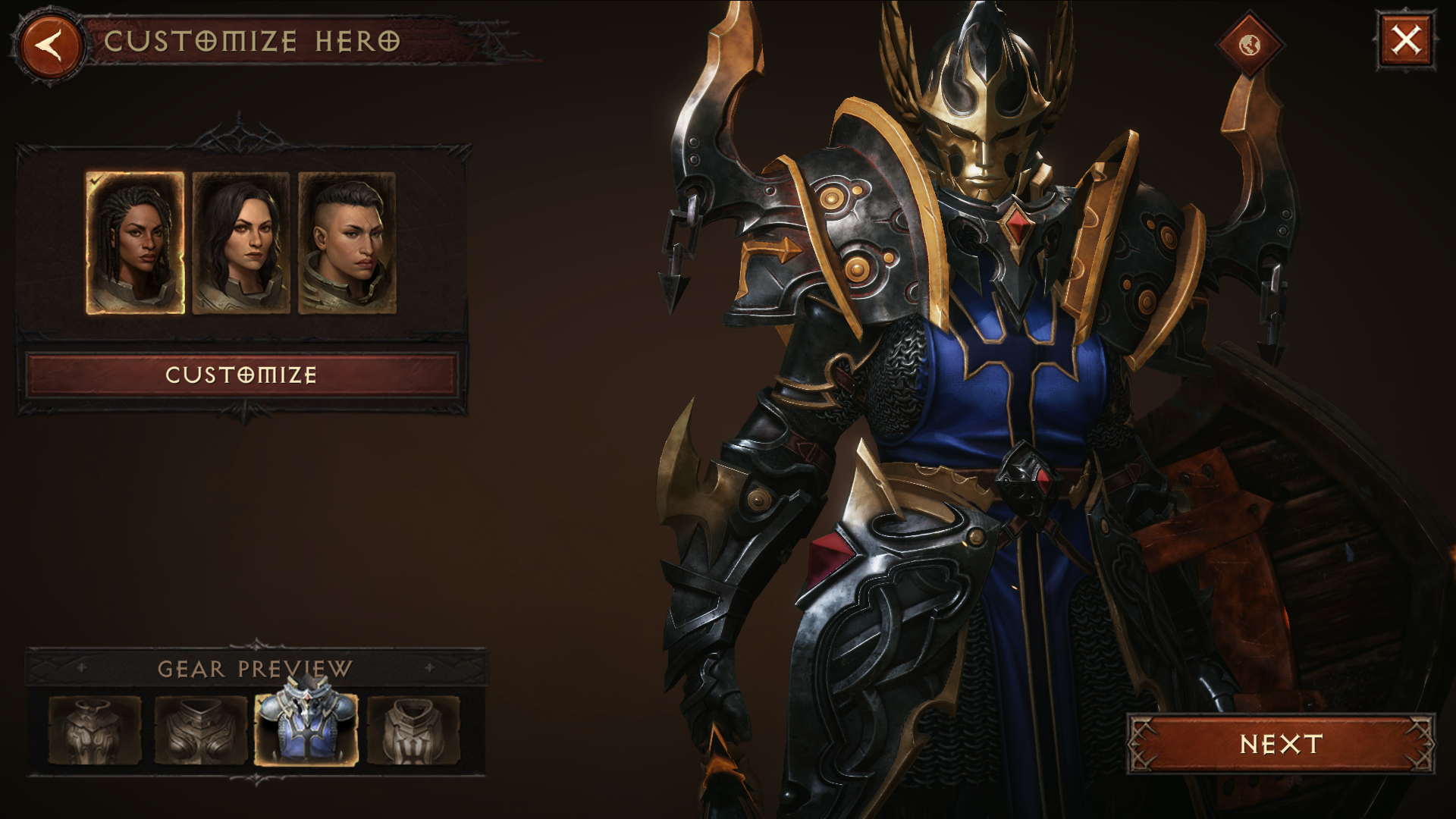 Diablo Immortal Crusader best build, skills, gear, gems, and Paragon